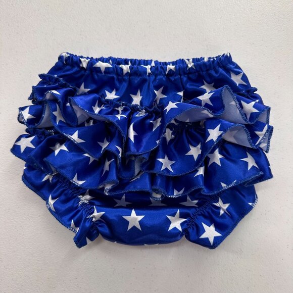 OshKosh Bgosh 2T Girls Red White & Blue Ombre Dress Star-Print Bloomer Patriotic - Picture 4 of 8